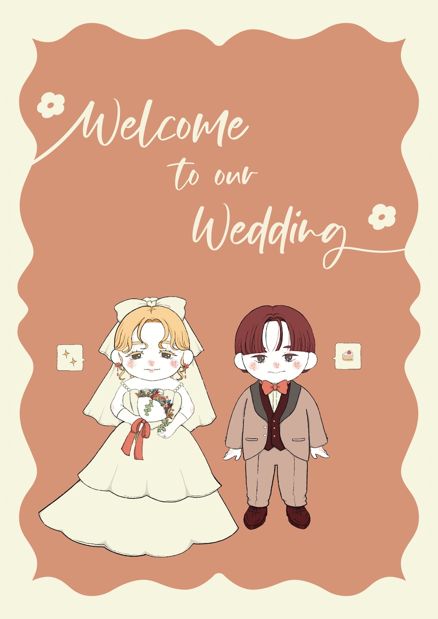 恋人や家族にゆるっと似た可愛い♡似顔絵を描きます フリーハンドでゆるっと似せた可愛い♡が沢山の似顔絵！ イメージ2