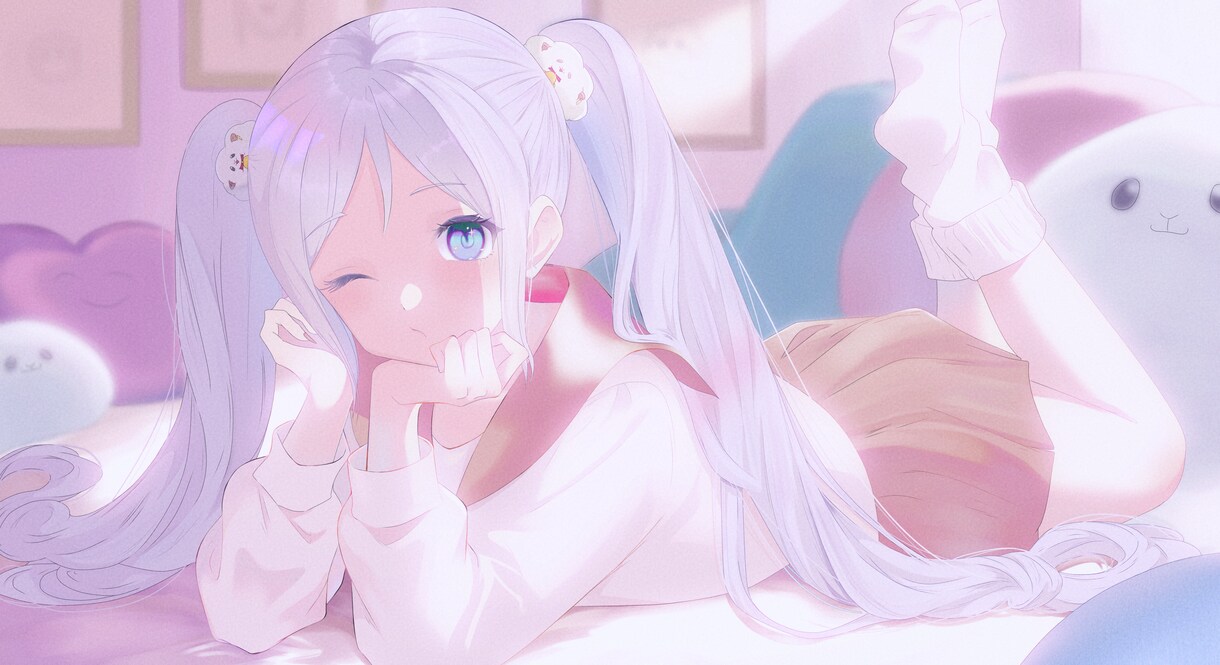 歌ってみたサムネイルやアイコン幅広い絵柄で描きます パキッとした絵柄から透明感ある絵柄まで幅広い絵柄で描きます! イメージ1