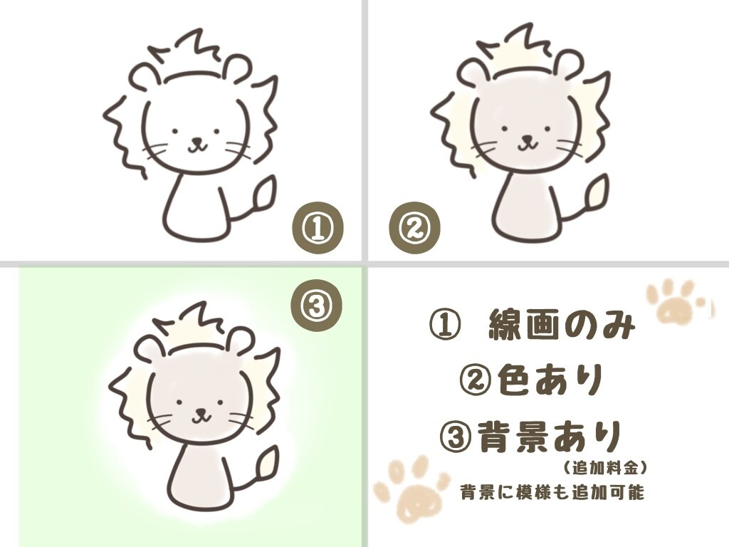 ゆるゆるでかわいい生き物描きます あなただけのSNSアイコン作ってみませんか♪ イメージ2