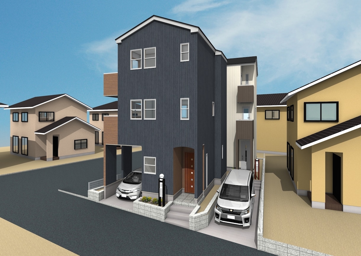 建築CGパースを作成します リーズナブルに活用して受注率ＵＰにお役立てください。 イメージ5