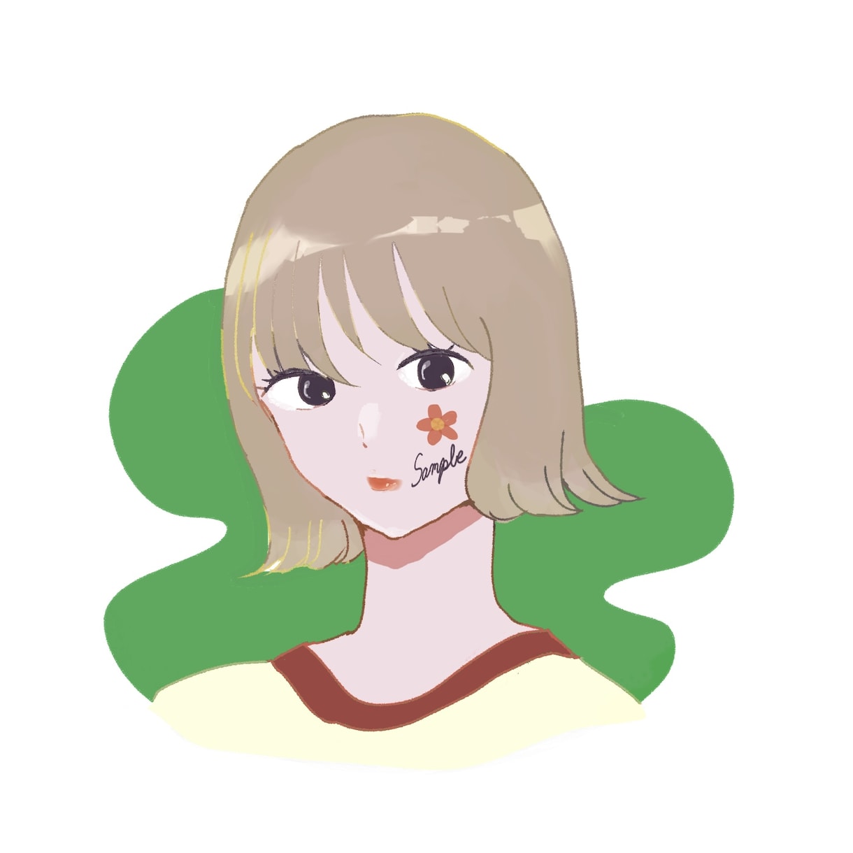 キュートな色使い♡アイコンイラストを描きます 現役Z世代イラストレーターが作成します。流行重視！ イメージ2