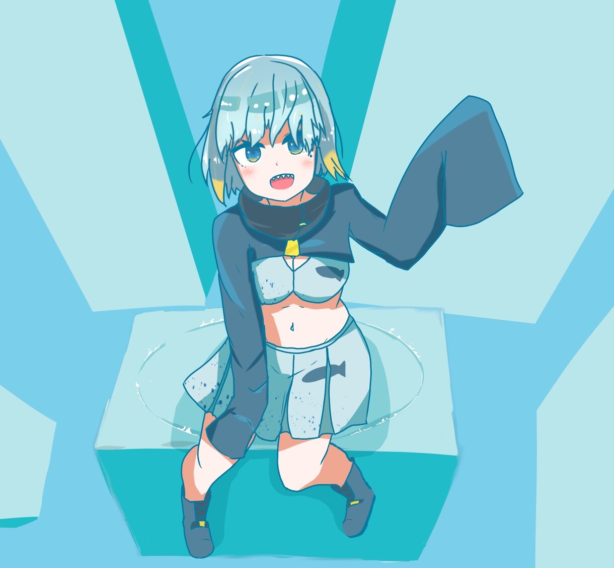 少しデフォルメが効いたアイコン、イラストが描けます 彩度が高めなイラストでぱっと見で目を引く事ができます イメージ1