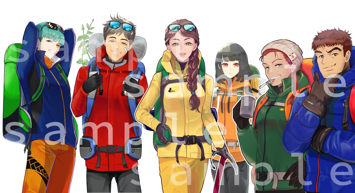キャラクターイラスト作成します 老若男女さまざまなキャラクターをお描きします。 イメージ5