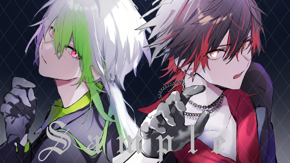 アイコン立ち絵サムネグッズ等イラスト作成します 商用利用可！VTuber、配信活動、サムネ、キービジュアルに イメージ3