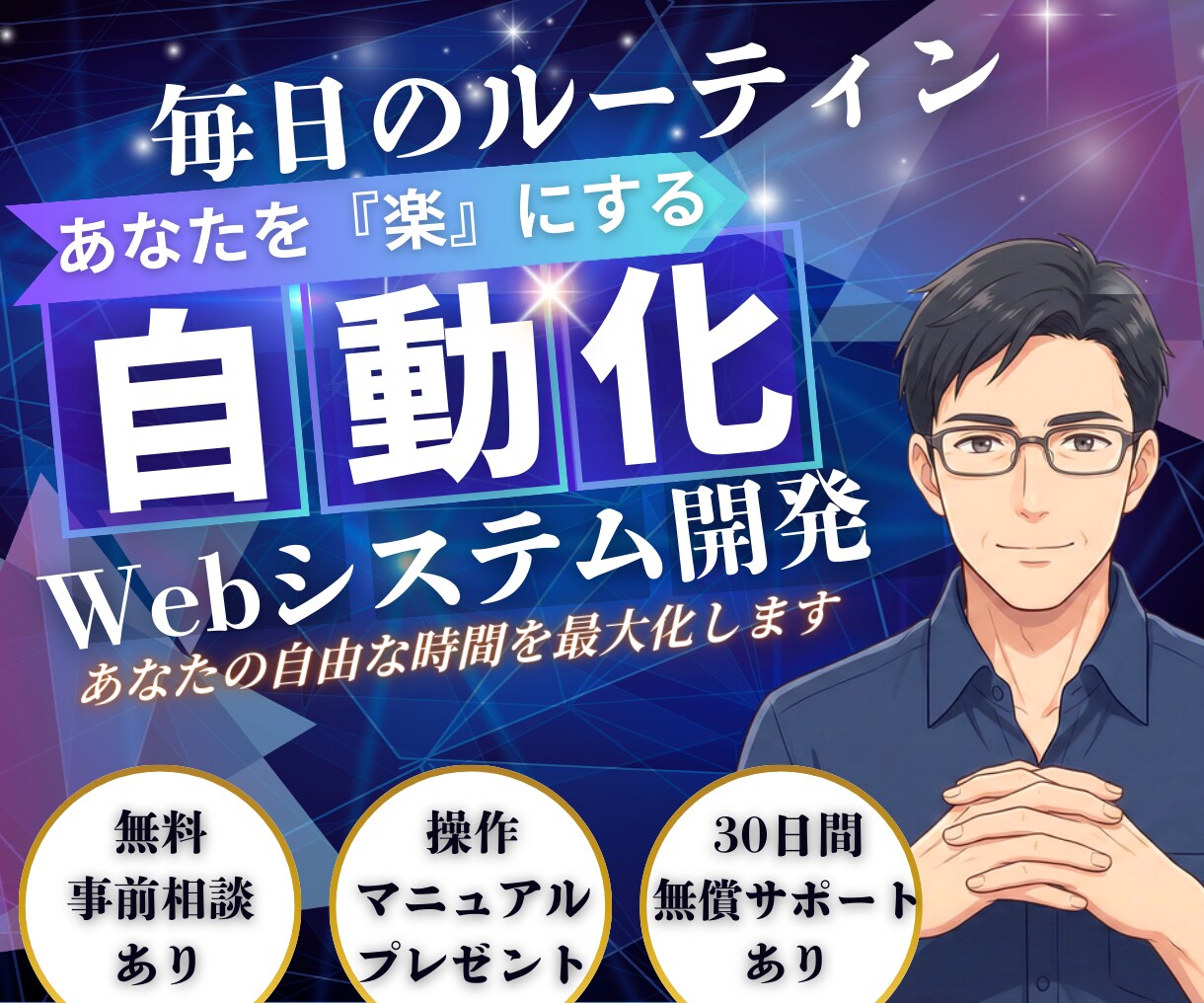 Webシステム開発します ビジネスを加速させ、利益に直結するシステムに イメージ1