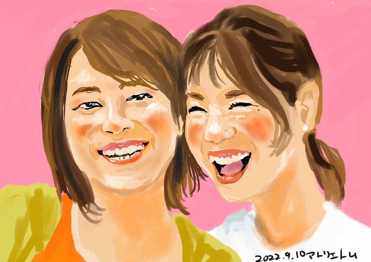 そっくりなデジタル似顔絵作成します ストリート似顔絵師がそっくりの似顔絵を描きます！ イメージ5