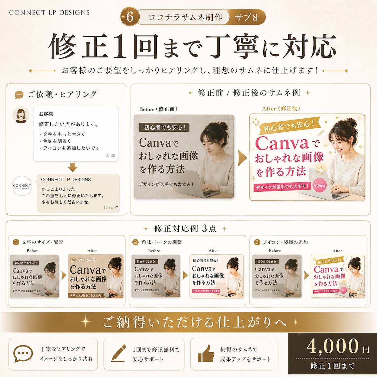 ココナラ出品ページのサムネ画像作ります ココナラで一瞬で伝わるクリックされやすい出品画像 イメージ8