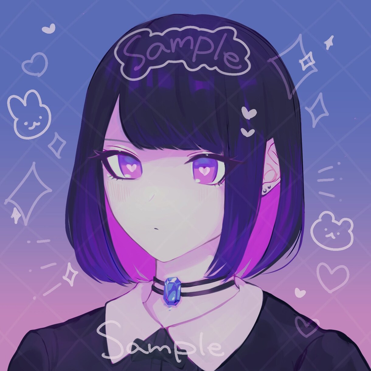 個性的でキュートなイラスト作成します 個性的でキュート、少しダークなイラストを作成します！ イメージ2