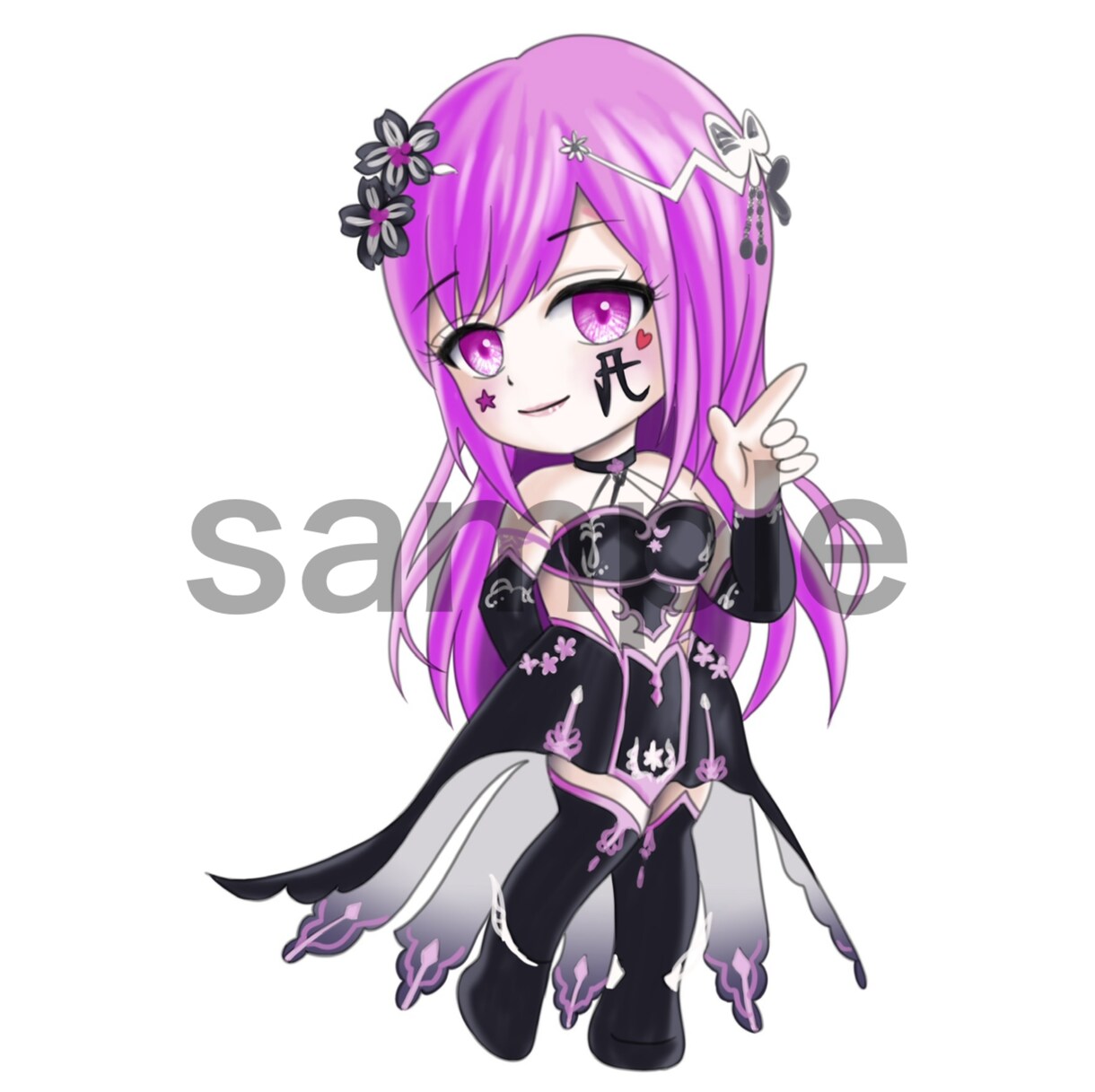 あなたのミニキャラ作成します ミニキャラをデザインしてお描きします！！！！！！！！！！！！ イメージ6