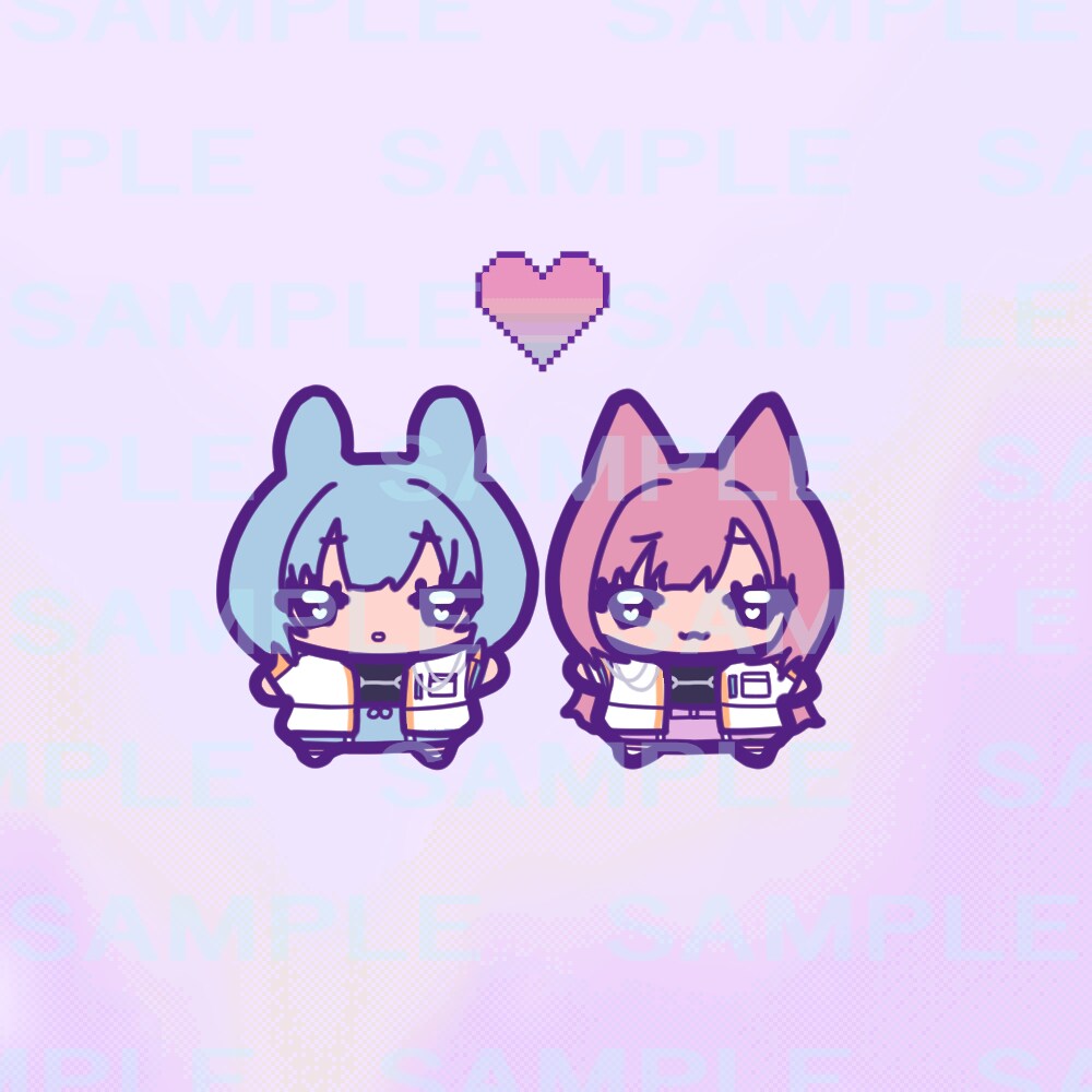 SNS等のアイコンに！デフォルメイラストを描きます 1.5頭身の「今っぽい」ちいさくてかわいいイラストです！ イメージ6