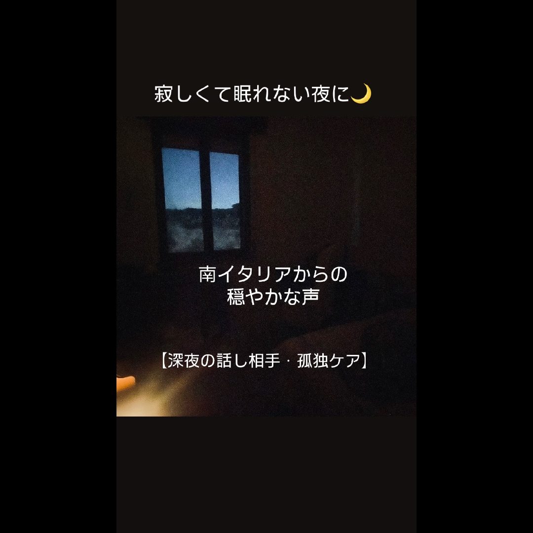寂しくて眠れない夜に：南伊より穏やかにお聞きします 孤独を感じるあなたへ上級心理カウンセラーが優しく寄り添います イメージ1