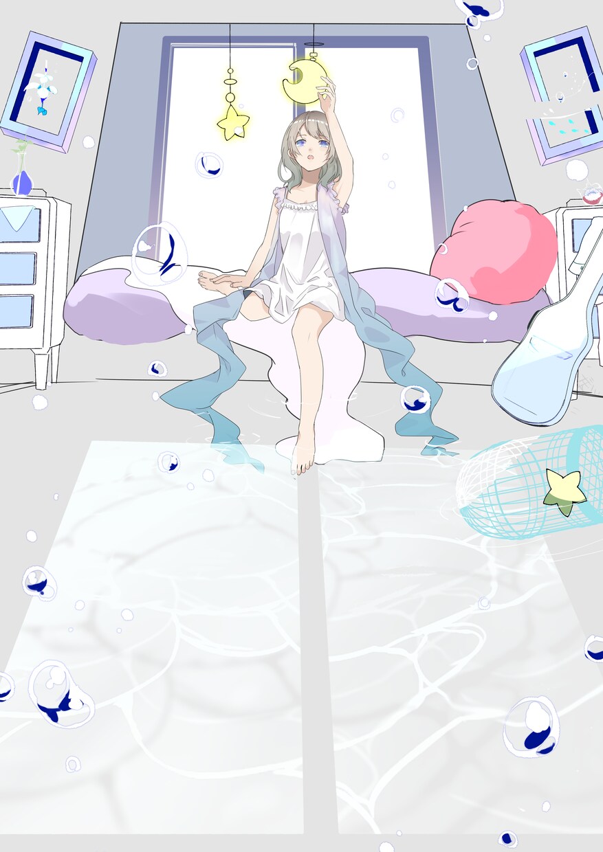 メッセージ性のある一枚イラスト描きます 心に届く切ない雰囲気から空想世界爆発の世界観重視 イメージ3