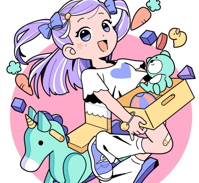 シンプルでポップ☆かわいいイラスト描きます 一枚絵からSNSアイコンまで様々な用途に対応いたします イメージ1