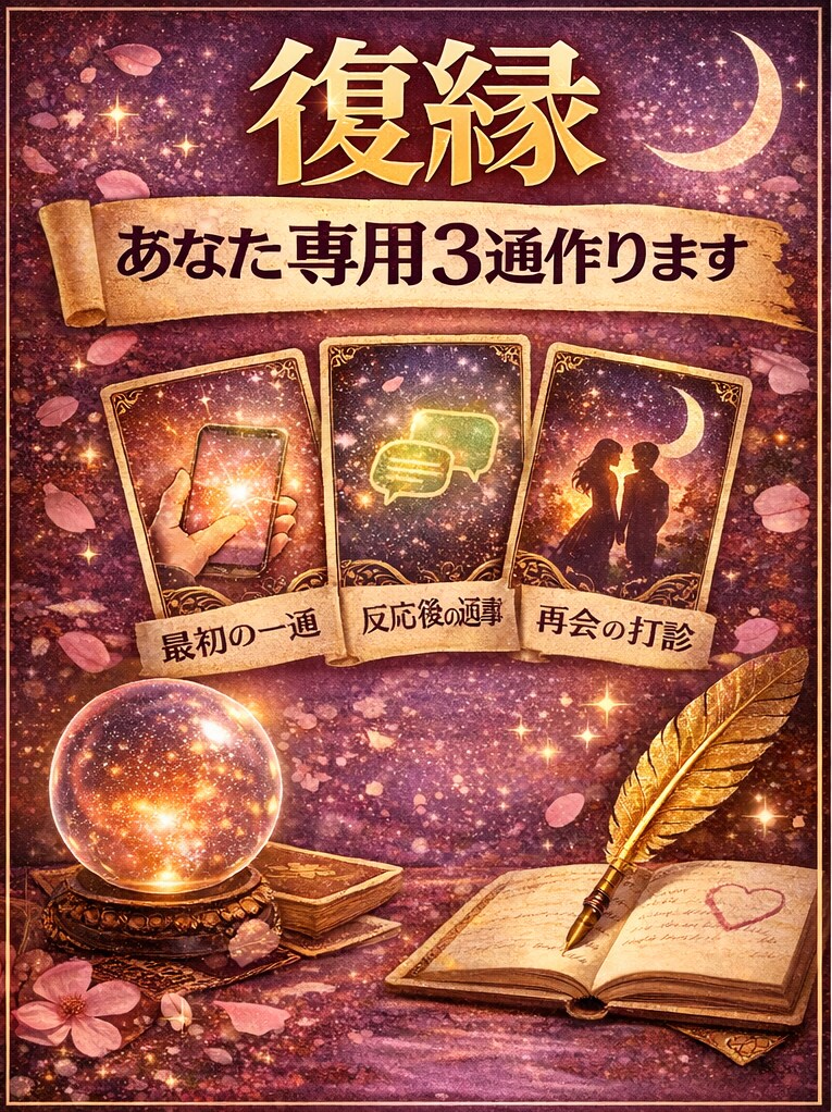 今やる事が分かる【復縁】30日ロードマップ作ります 迷いを“行動”に変える30日やることやめることが一瞬で分かる イメージ4