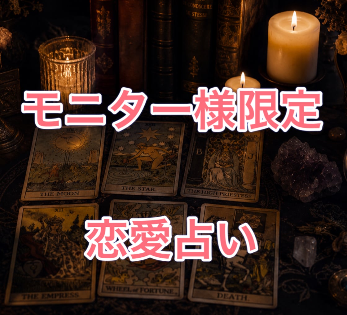貴方の恋愛占います モニター様限定鑑定後に口コミの投稿をお願い致します。 イメージ1