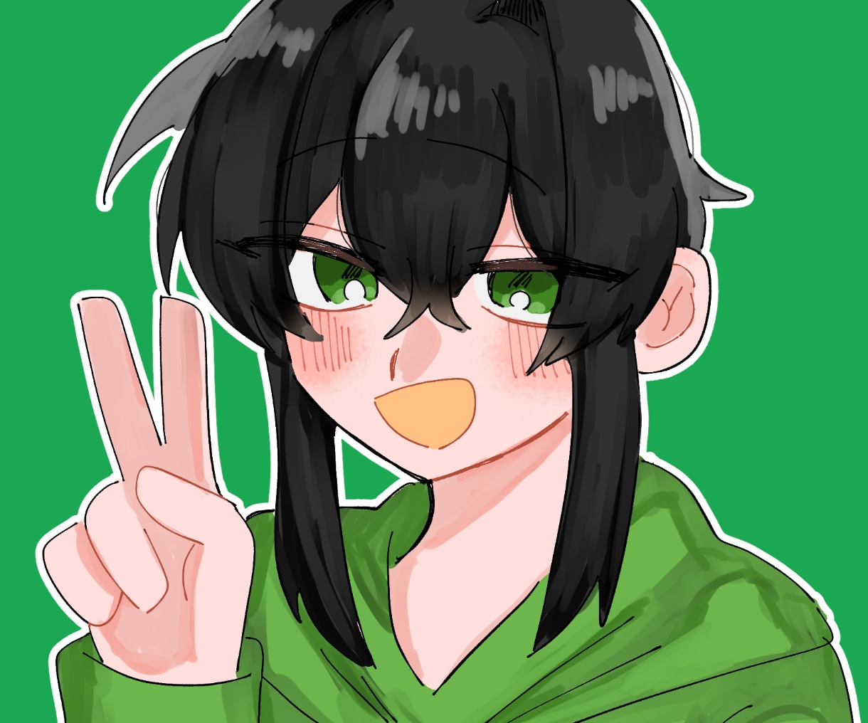 可愛いイラストのアイコンを描きます 色味鮮やかな映えるSNSアイコン イメージ1