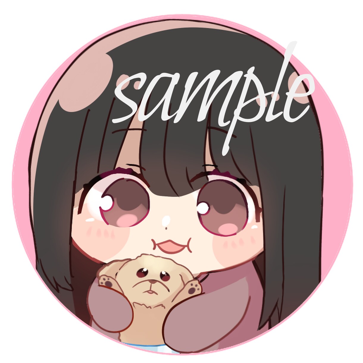 Twitterで使えるミニキャラアイコン制作します インスタなどのSNSで使える可愛いアイコンお描きします！ イメージ1