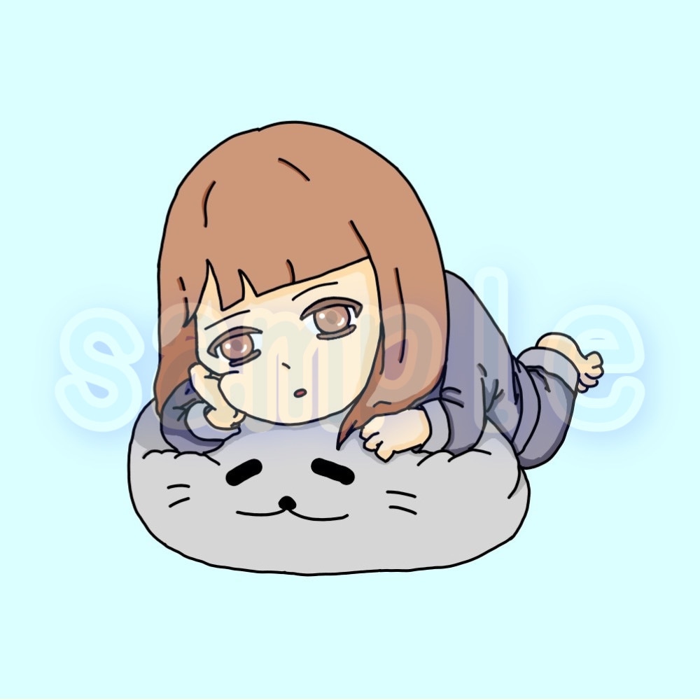2等身イラスト描きます 可愛いゆるかわな感じで描きます♡ イメージ2