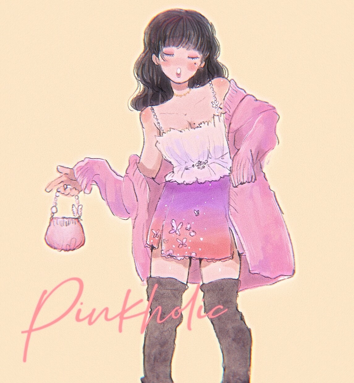 NY美大生がおしゃれなアイコン/イラストを描きます 好きな自分のファッションやメイクをイラスト化して記録する♡ イメージ7