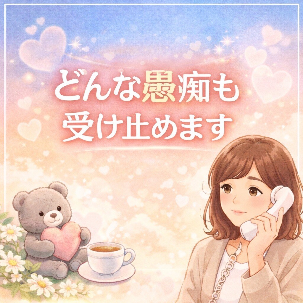 悩み相談・愚痴聞きお話し相手致します 安心して気持ちを話せる女性限定の電話相談です イメージ2