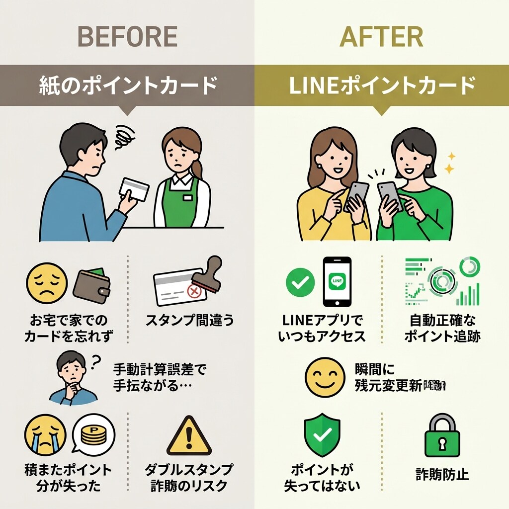 LINEミニアプリでポイントカードを構築します 来店・購入でポイントが貯まる仕組みをLINEで イメージ3