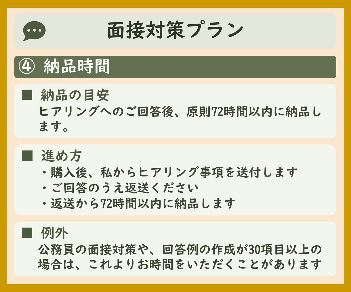 面接対策　プロが想定質問50問抽出/回答作成します 回答ポイント解説/アドバイス付　総販売実績2000件突破 イメージ5