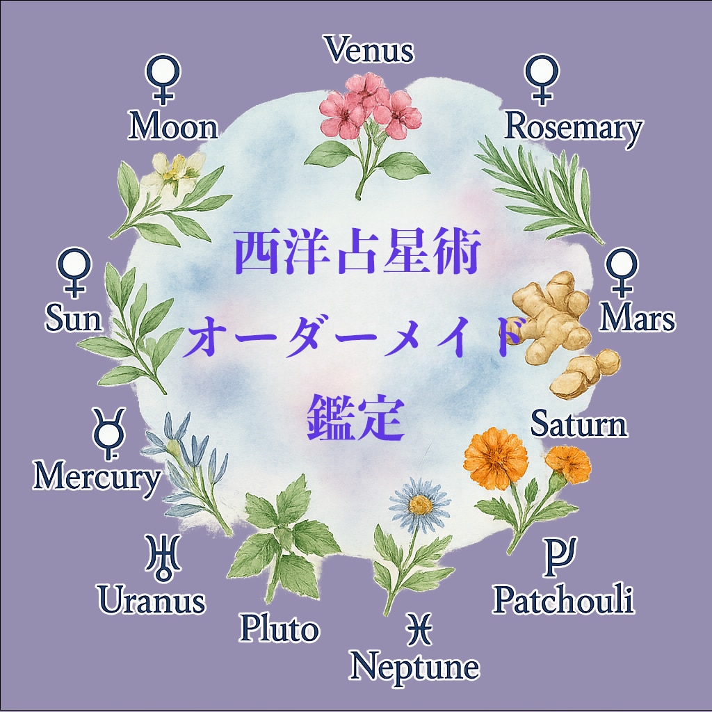 西洋占星術オーダーメイド鑑定いたします オプションでお好きな鑑定を組み合わせて頂けます。 イメージ1