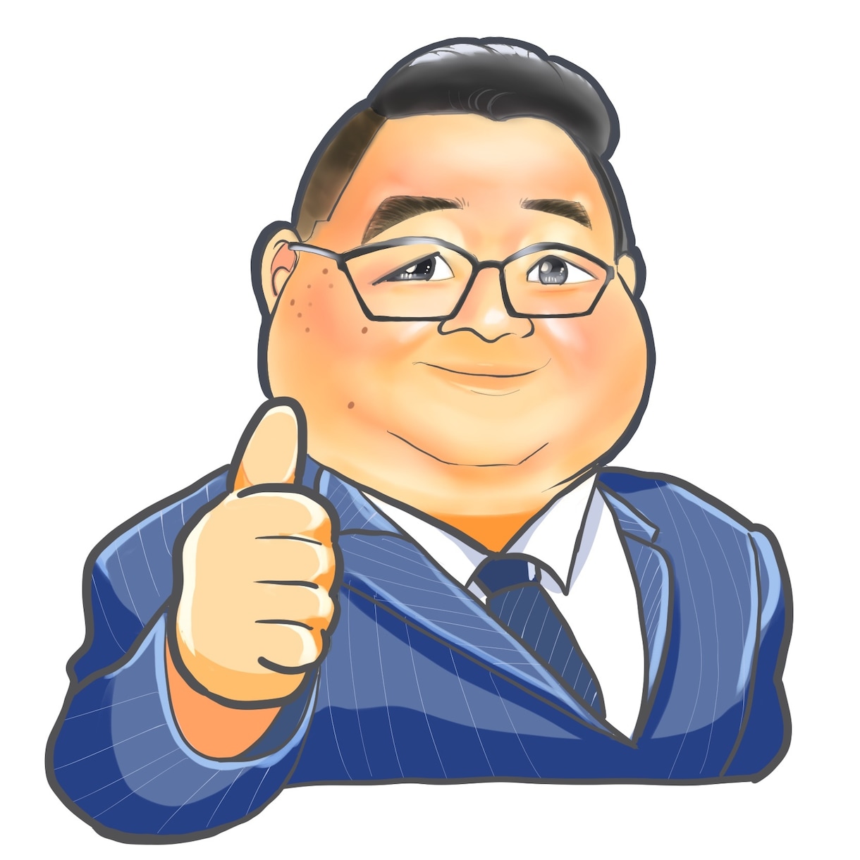 透明感のある似顔絵を描きます アイコン、誕生日、記念日にどうぞ！ イメージ4