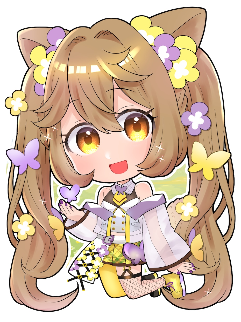 SDキャラ(ミニキャラ)描きます 可愛くキラキラしたSDキャラクター(ミニキャラ)お描きします イメージ4