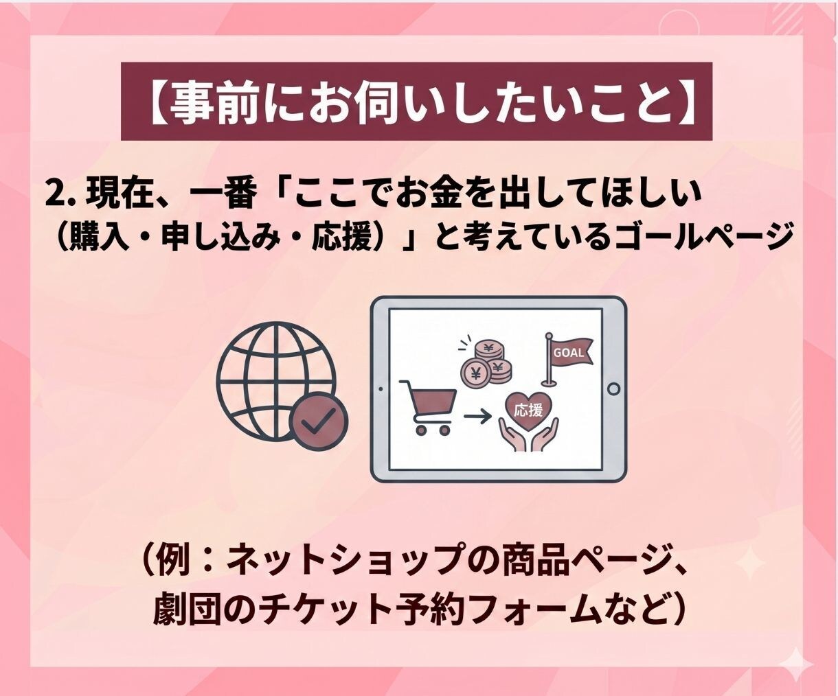 SNSから購入迷子をなくす！Web導線図を作ります HPやSNSを整理し購入・応援までの流れをスプシで見える化 イメージ7