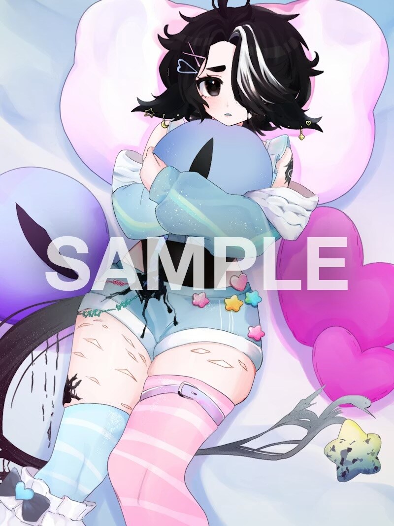 グッズ化商用利用込で完全おまかせ1枚絵制作します きゅるきゅる可愛いイラストをお描きします イメージ2