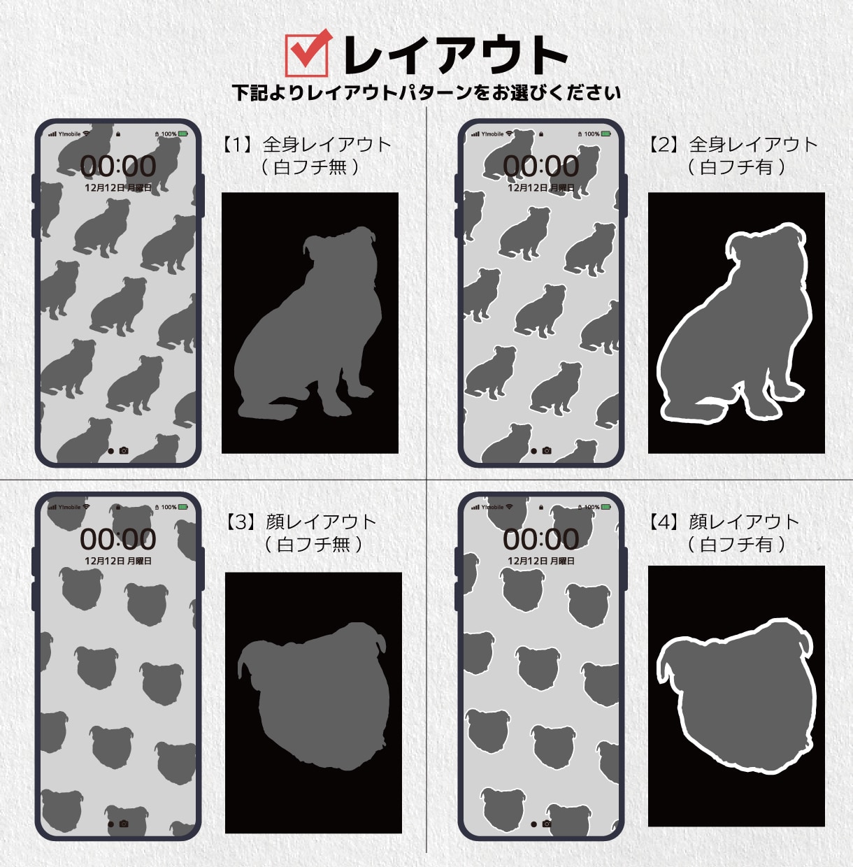 世界にひとつのうちのこの待受・壁紙を作成します 家族・赤ちゃん・恋人などなど待受・壁紙けにします！ イメージ3