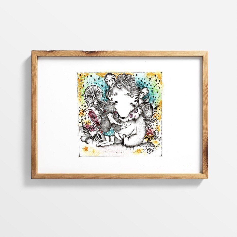 プレゼントにいかがですか？透明水彩で原画を描きます お部屋や玄関に絵を飾りませんか？ イメージ8