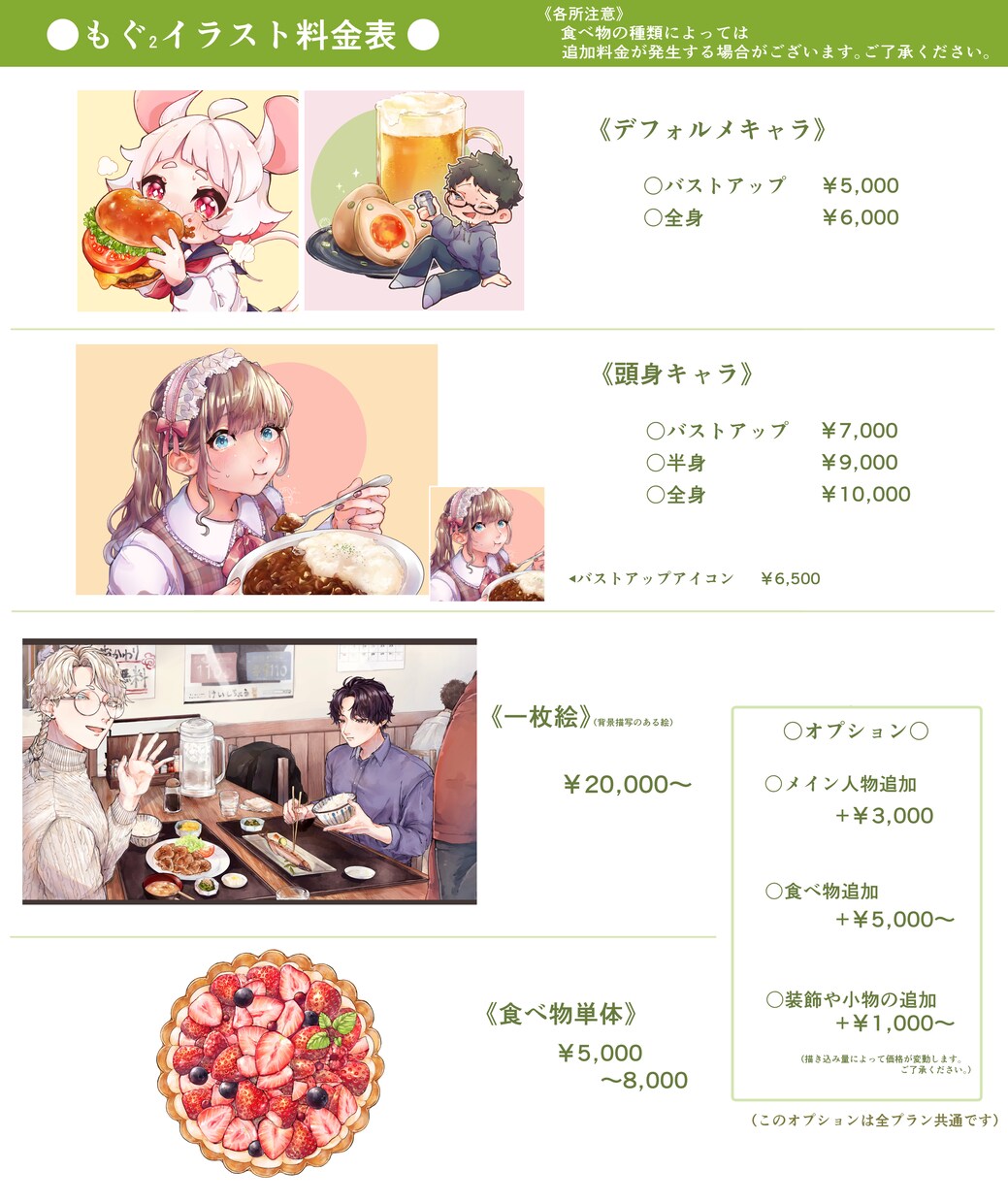明るく活気のあるイラスト描きます 食べ物を食べる姿や生活感のあるイラストを求めている方へ イメージ3