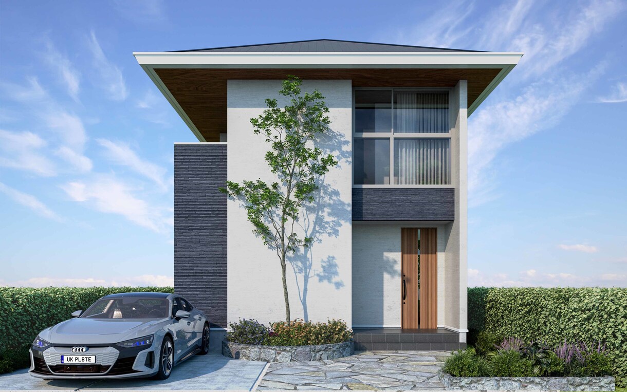 フォトリアルな戸建住宅パースを、低価格で作成します 魅力的で高品質な住宅パースを7000円より作成します。 イメージ6