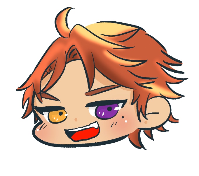 顔まんじゅうイラスト描きます お顔だけのイラストです！正面か横で選べます！ イメージ4