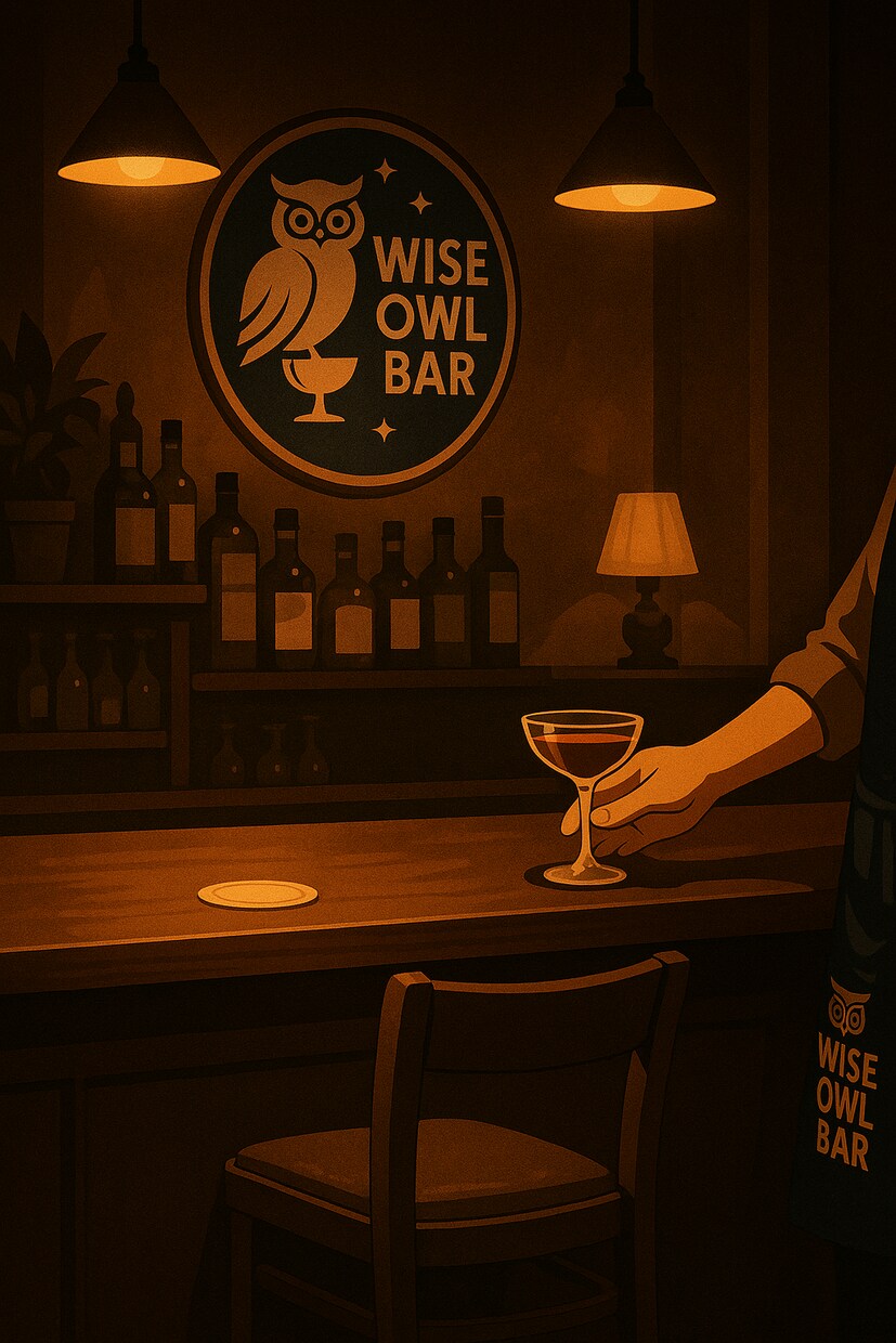 ナイトカクテル（90分）じっくりお付き合い致します 【Wise Owl Bar】【不定期開催】　バータイム！ イメージ3