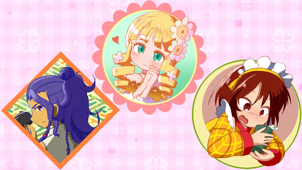 コミカルなアイコンを描きます アニメチックな絵をあなたのアイコンに！ イメージ3