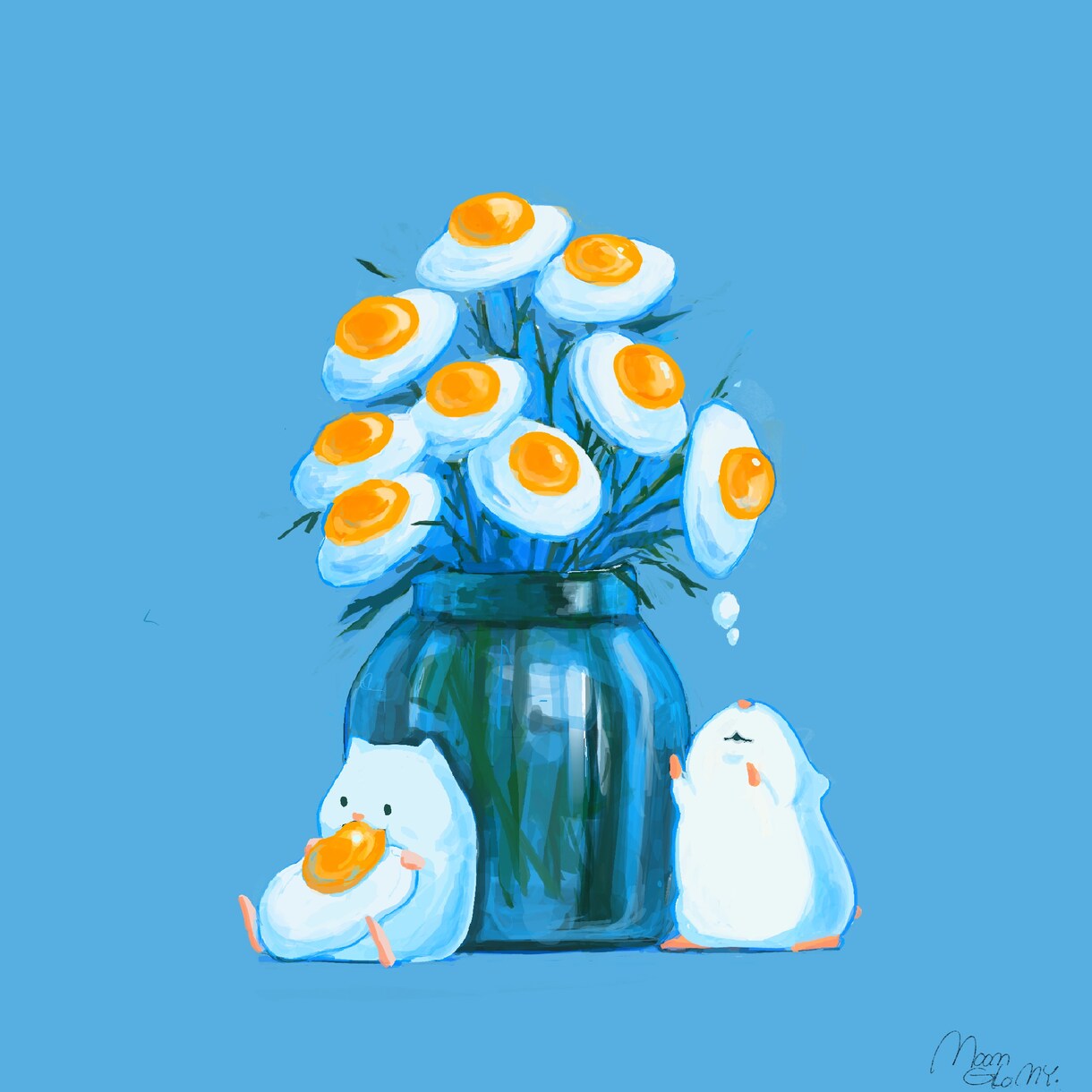 ゆるかわシュールな動物イラストをお届けします ちょっとクセになる、不思議で愛おしい一枚をあなたに。 イメージ6