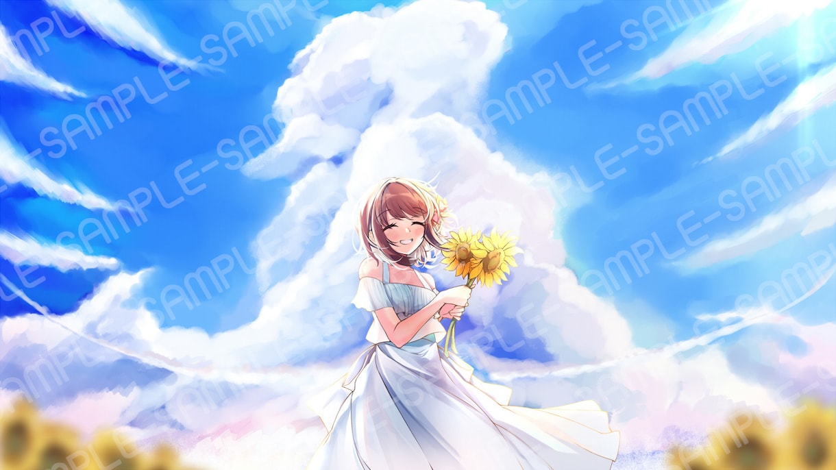 VTuber様等のイラスト制作いたします 歌ってみた等の1枚イラスト制作（ハコちゃん担当） イメージ6