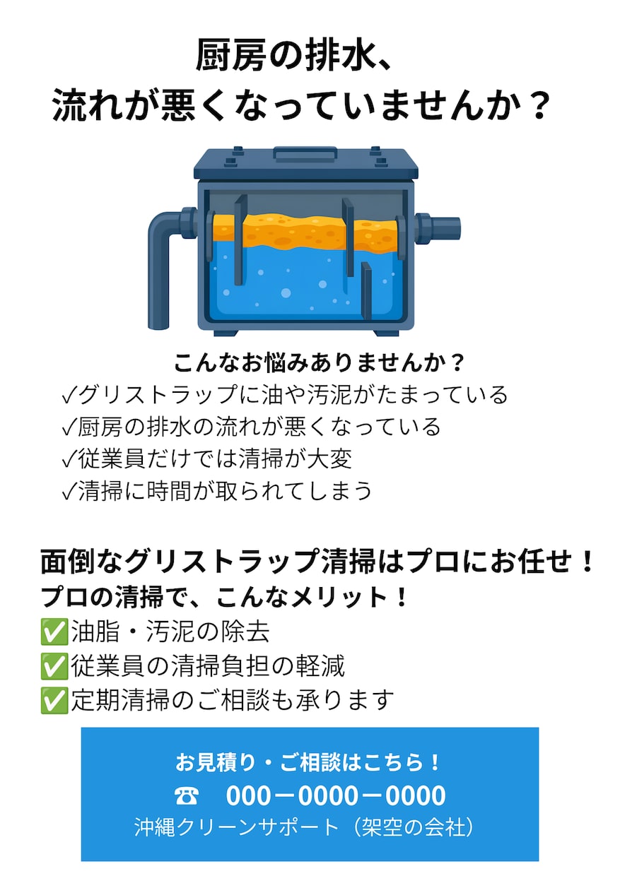 清掃業・建設業向けの営業チラシを制作します 現場経験を活かした分かりやすいデザイン イメージ2