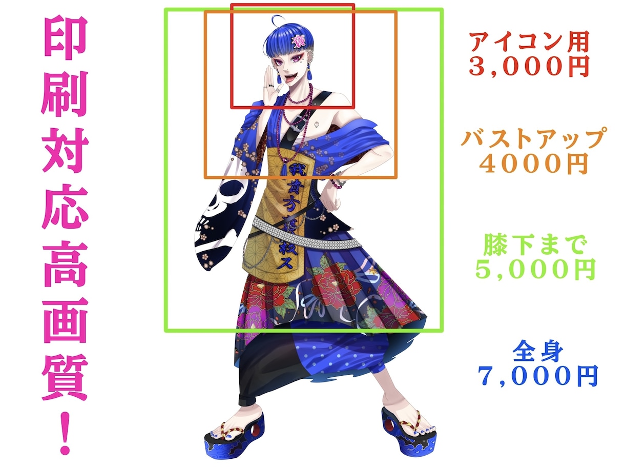 6月限定美麗なアイコン用イラストなどを制作致します 誰かに自慢したくなるアイコン、ミニキャラなど イメージ2