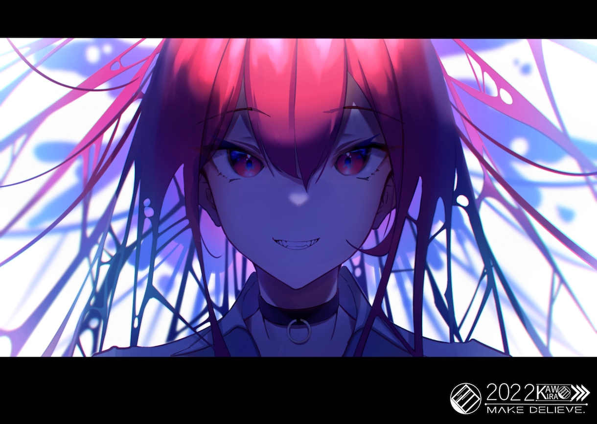 エモい夜景や幻想的な背景と魅力的なキャラを描きます 高い彩度を得意としたイラストを描きます。 イメージ1