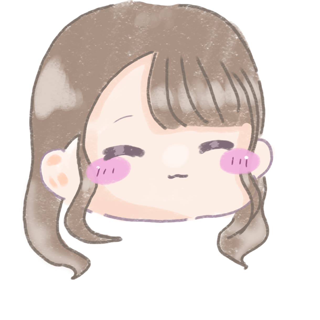 手描き感ある絵を描きます ゆるゆるふわふわなミニキャラを描きます イメージ3