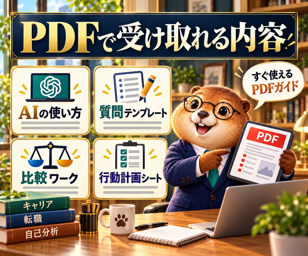キャリア相談AIで自己分析と将来設計を支えます 仕事/キャリア/経歴/将来を整理！次の一歩を明確に イメージ5
