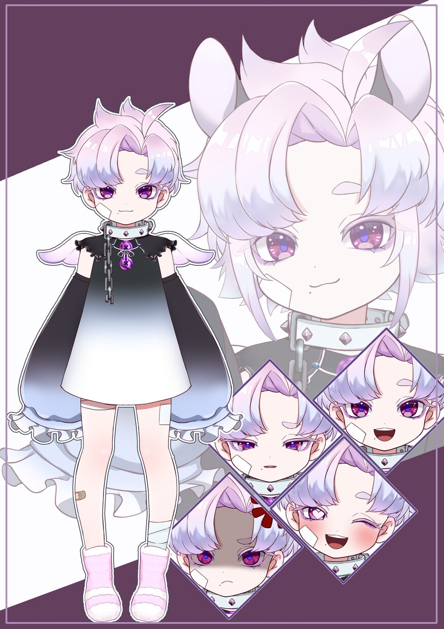 アニメ塗りで親しみやすいVtuberを作ります ふわふわもちもちの愛らしいキャラクターが得意です。 イメージ7