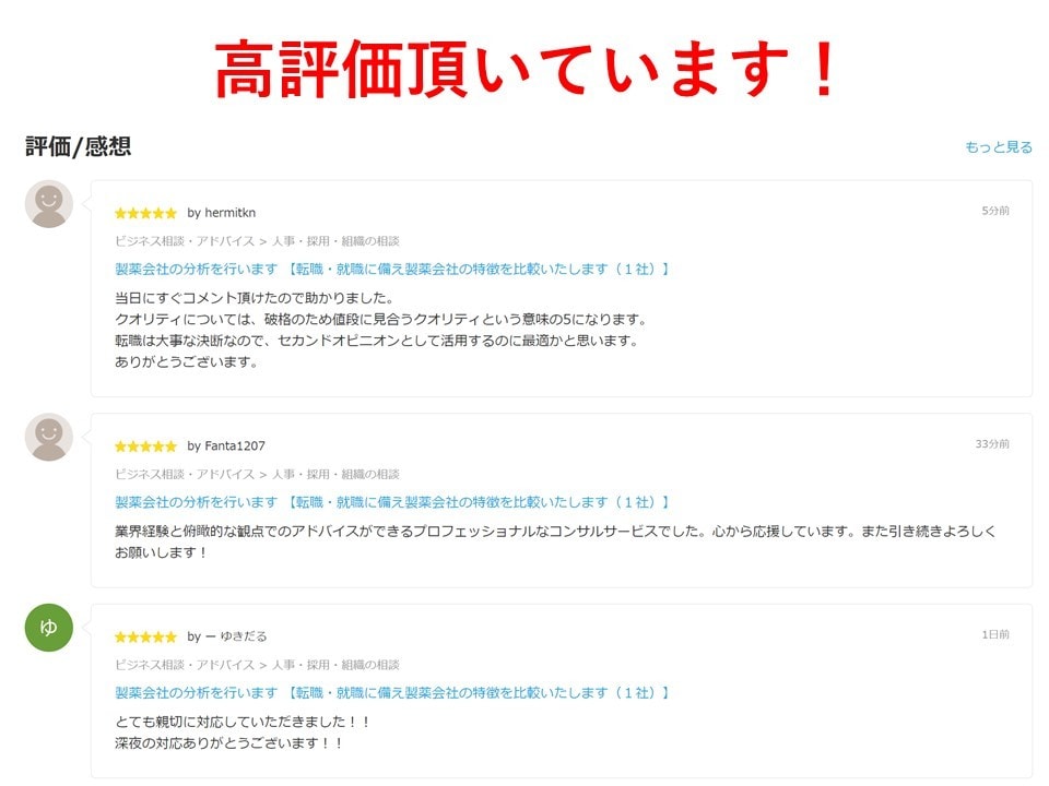 製薬業界の就活、転職相談受けます 製薬業界の営業、本社、海外勤務経験のある製薬さんのアドバイス イメージ3