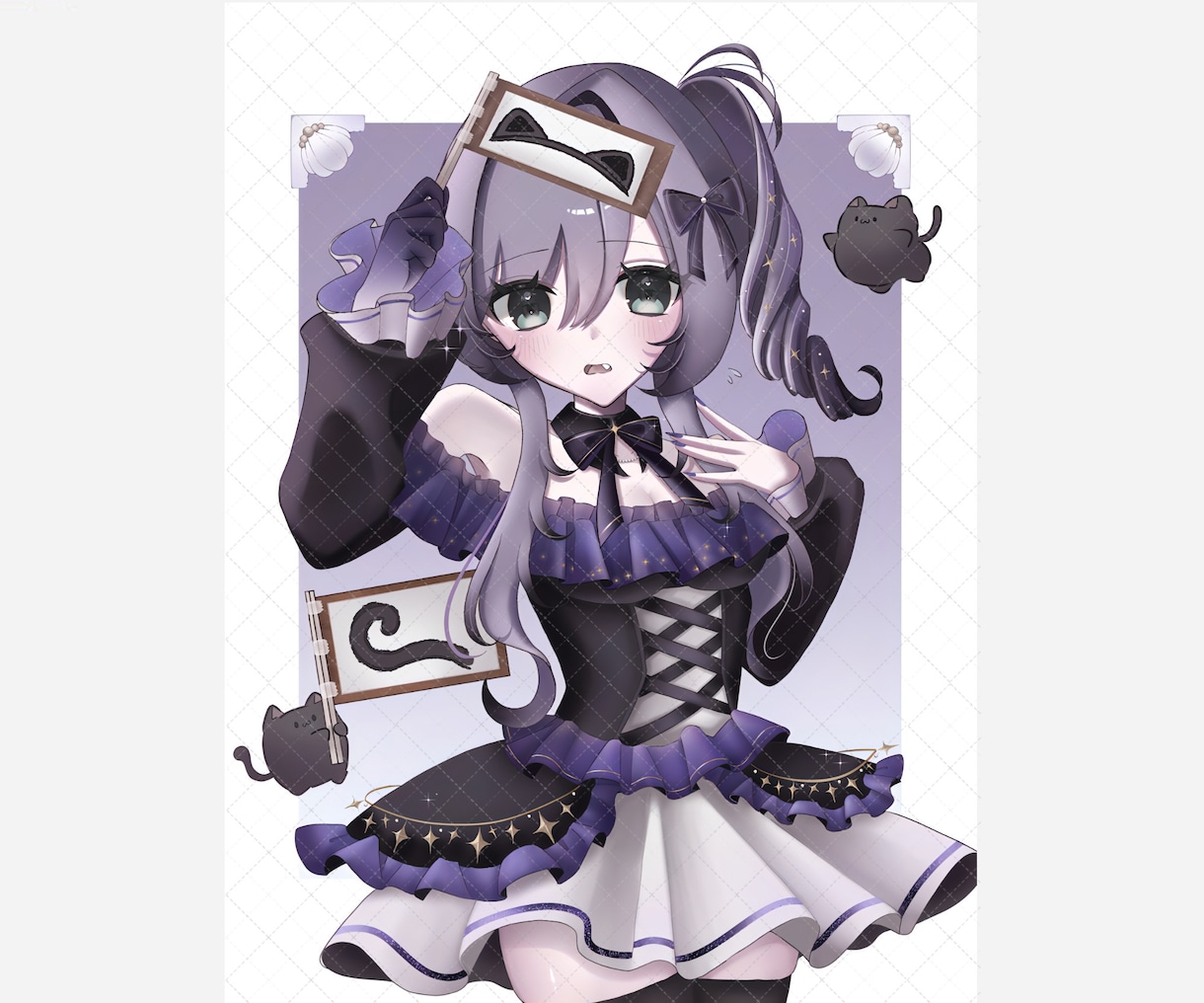 商用利用◎SNSで使えるかわいい女の子描きます 落ち着いた色合いで雰囲気のあるイラストをお届け♪ イメージ3