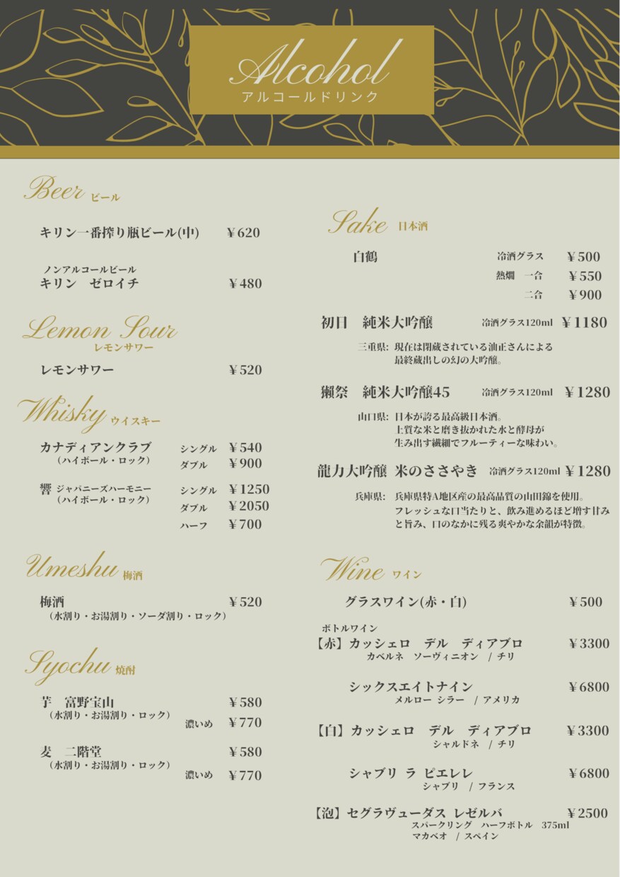 初出品特価★お店の売上を上げるメニュー作ります 8月20日まで初出品特価！メニュー作成をお手伝い致します！ イメージ3