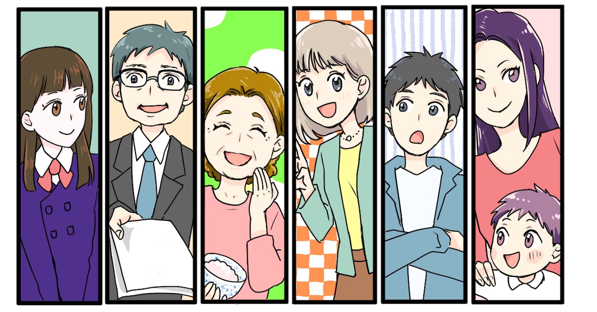 パッと明るくわかりやすい広告イラスト・漫画作ります 自然と目に飛び込んでくるようなライトな絵柄でアピールします！ イメージ1